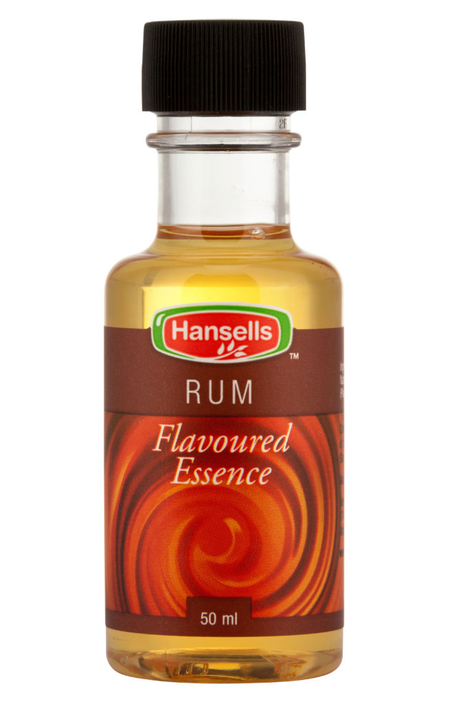 Rum Flavoured Essence 50mL Flavours Hansells Baking NZ