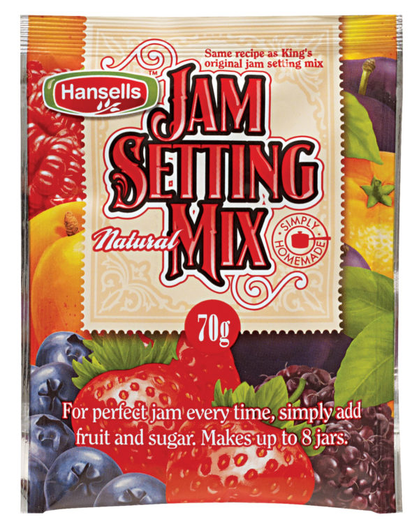 Jam Setting Mix 70g Baking Ingredients Hansells Baking
